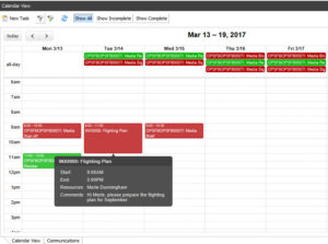 Ntuity Calendar