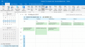 Outlook Calendar